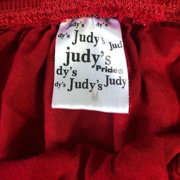 Judy’s Off-Shoulder Ruffled Red Mini Dress - Picture 4 of 5